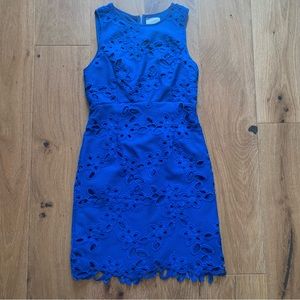 Anthropologie by Maeve Royal Blue Dress Size Small